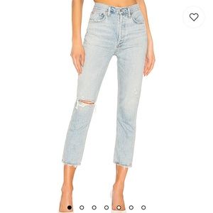 Agolde riley jean in shatter